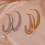 C Hoop Earring