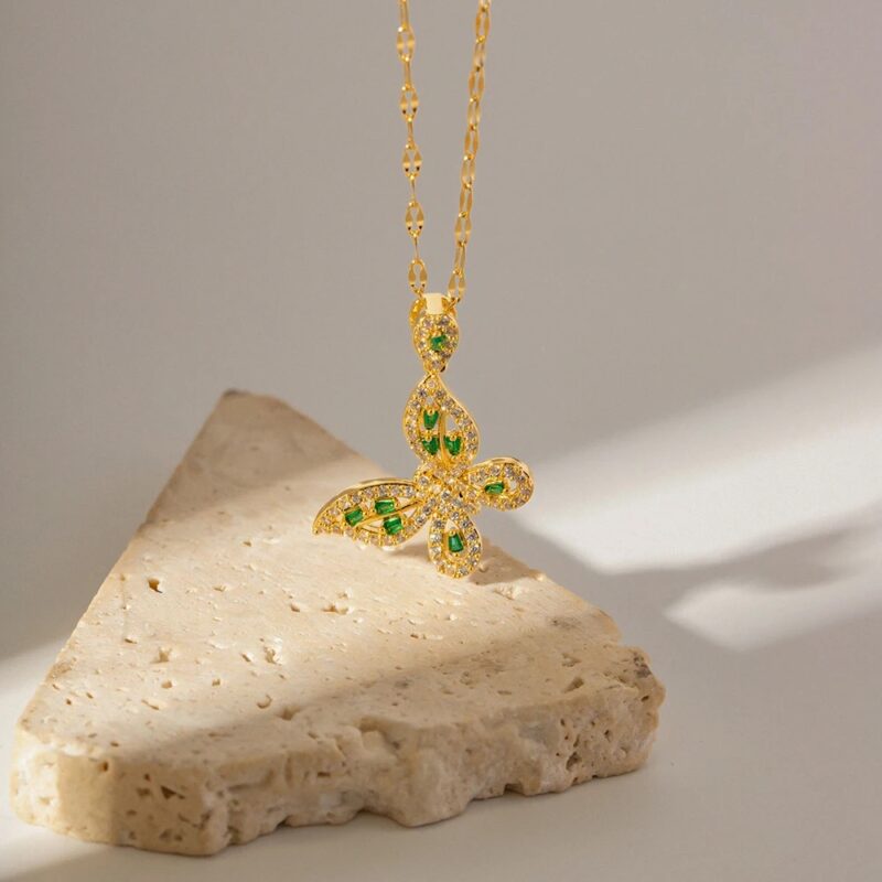 Naya Butterfly Necklace - Image 2